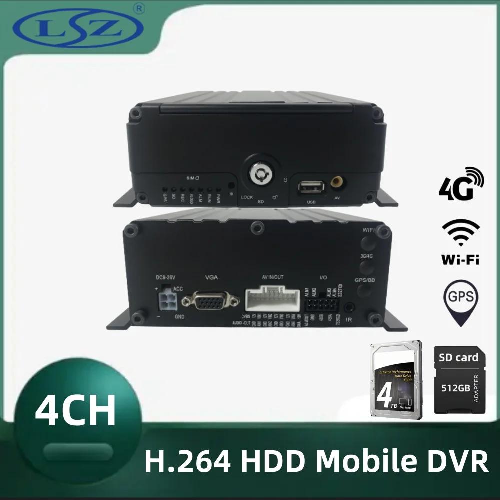 ڵ     , H.264 4CH HDD MDVR, 4G GPS 